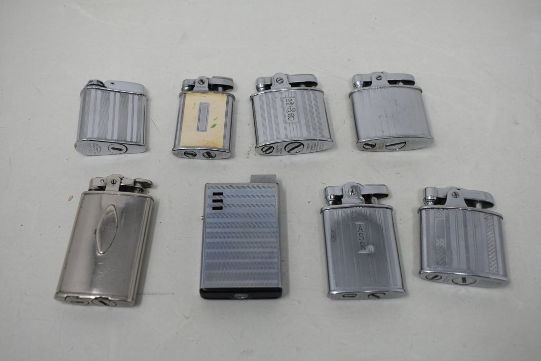 Lot of 8 Vintage Ronson Lighters (1 of 2)