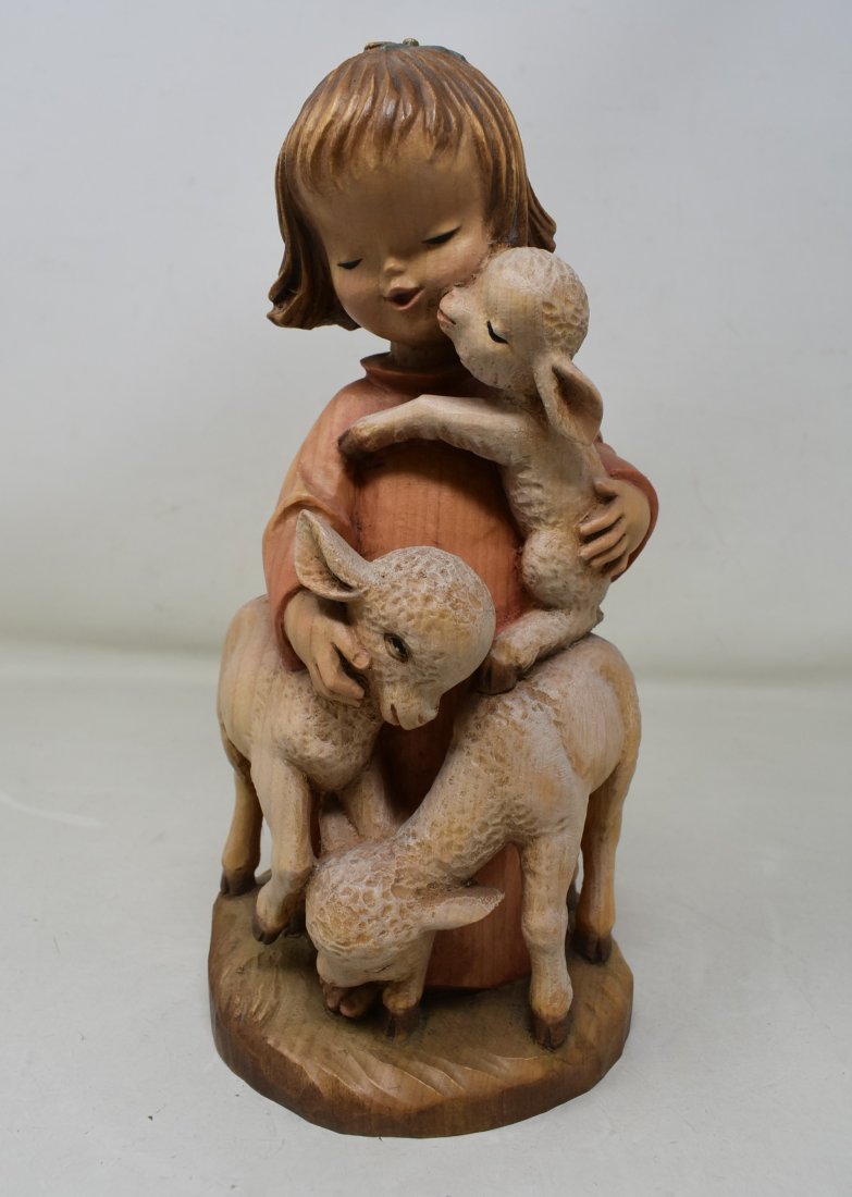 Anri "Good Shepherd" 10" Figure Carved (1 of 4)