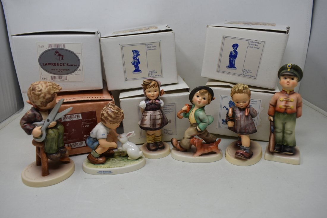 6 Hummel Figures EXC in Boxes (1 of 4)