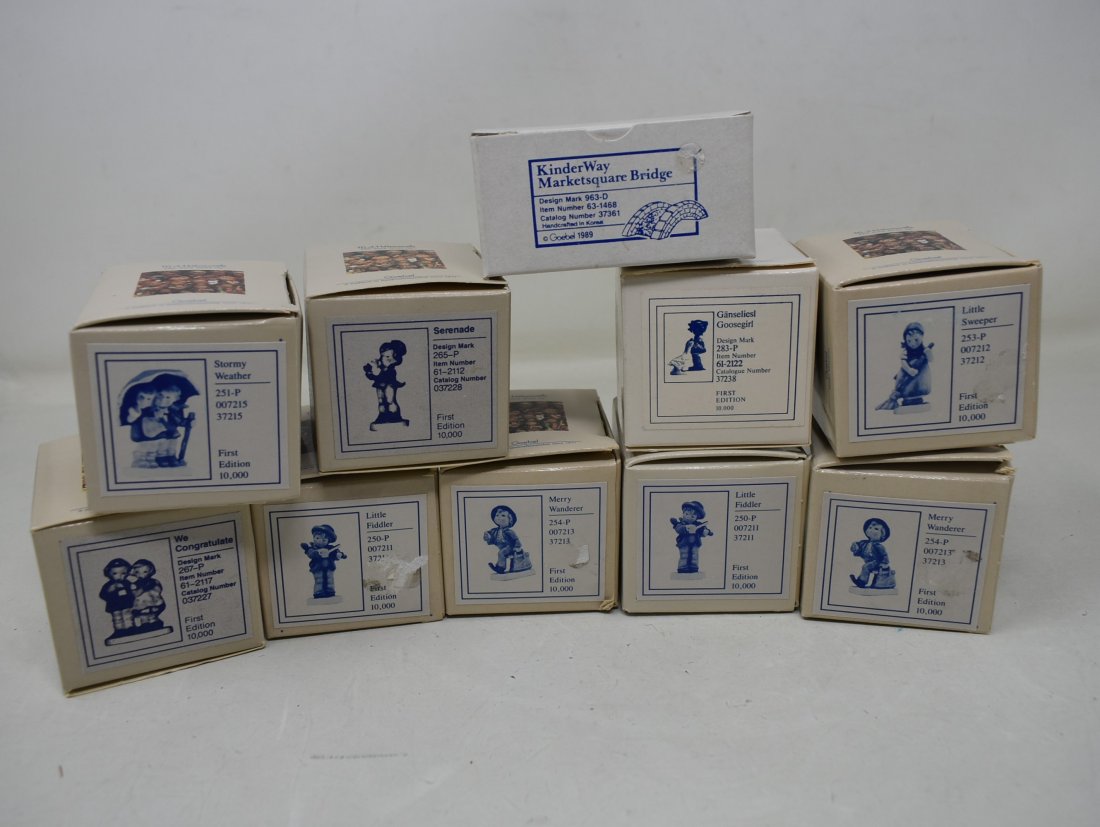 10 Robert Olszewski Goebel Hummel Miniature Kinderway Figures NIB (1 of 4)