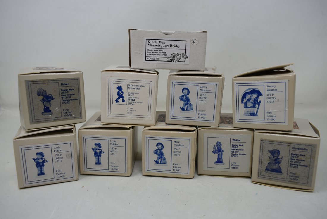 10 Robert Olszewski Goebel Hummel Miniature Kinderway Figures NIB (1 of 3)