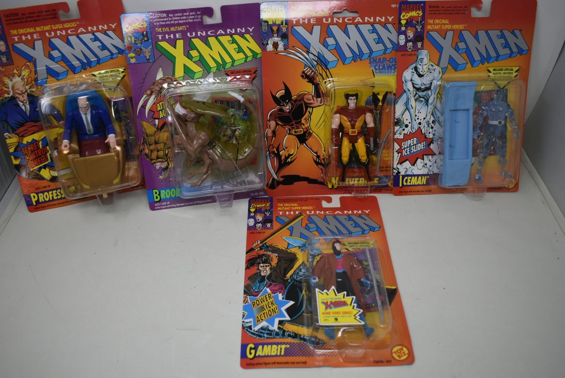 5 Marvel X-Men Action Figures NEW SEALED (1 of 4)