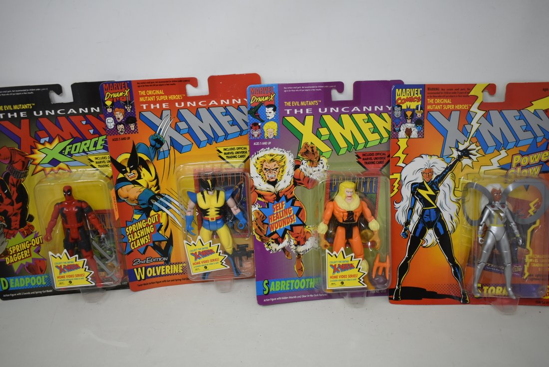 4 Marvel X-Men Action Figures NEW SEALED (1 of 3)