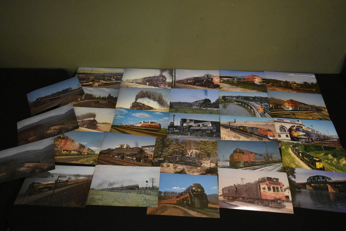Lot of 51 Vintage Vanishing Vistas & Railscene Photo Cards (1 of 5)