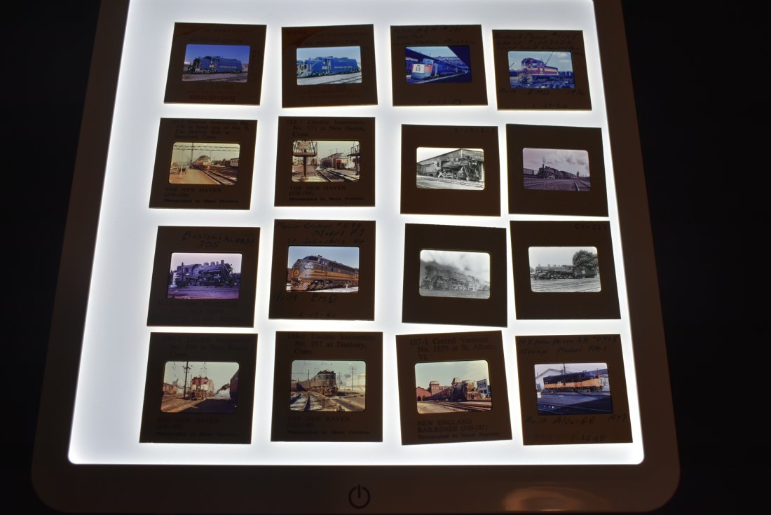 Box of 104 Vintage New England Railroad Slides (1 of 2)