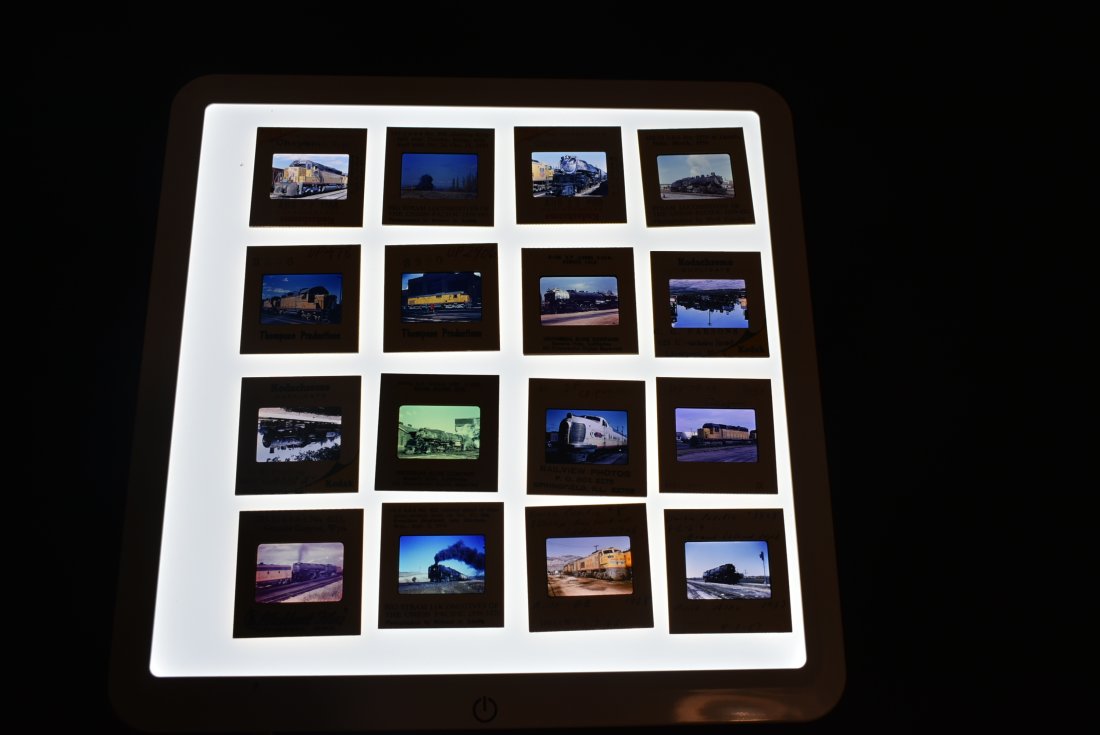 Box of 302 Vintage Union Pacific Railroad Slides (1 of 3)