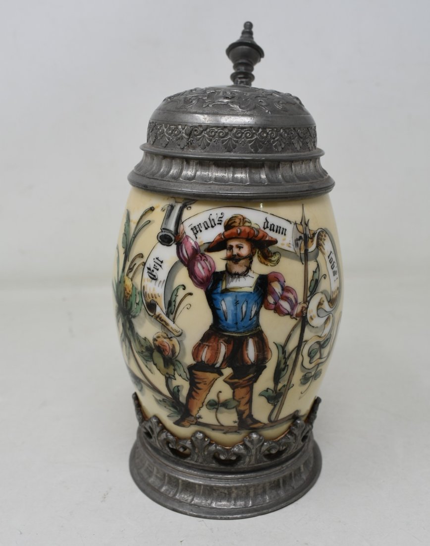 1/2 Liter Egg Shaped Porcelain Beer Stein (1 of 8)