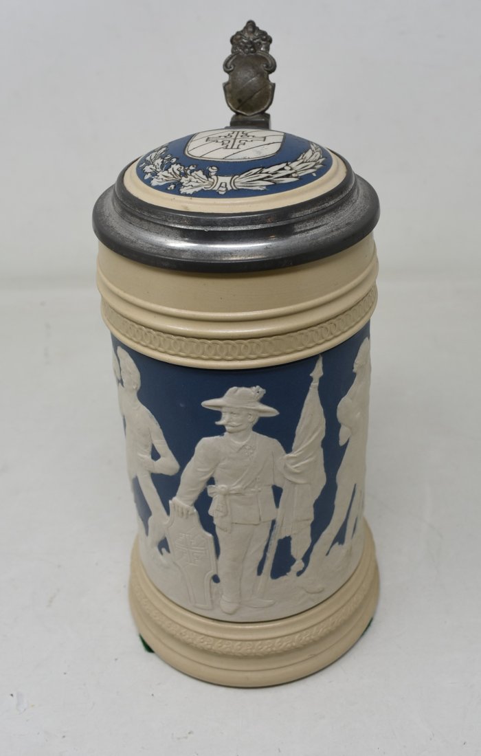 Mettlach 1/2 Liter Cameo Relief Beer Stein #2278 (1 of 6)
