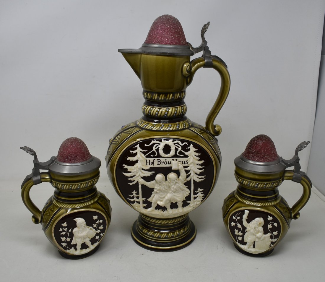 Hofbrauhaus Drinking Set Tankard & Beer Steins (1 of 11)