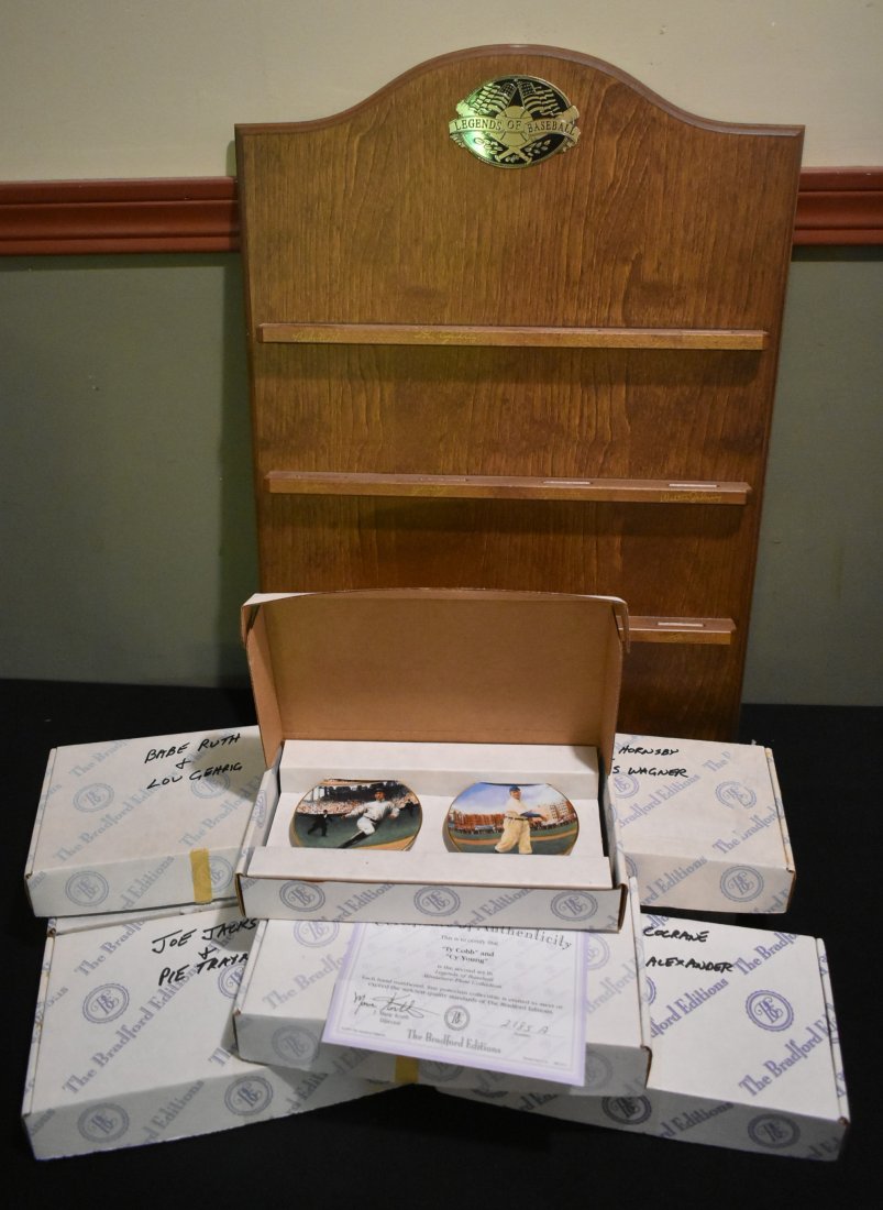 Set of Bradford Exchange "Legends of Baseball" Mini Plates NEW (1 of 4)