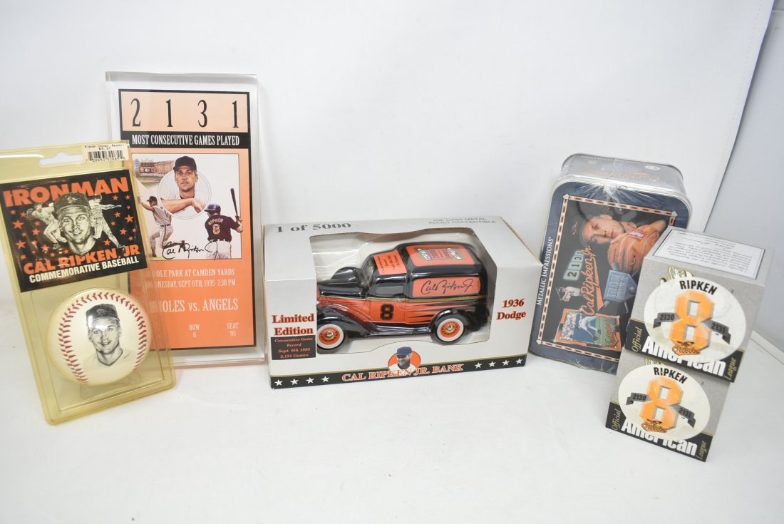 Lot of 6 Cal Ripkin Jr Collectibles (1 of 3)