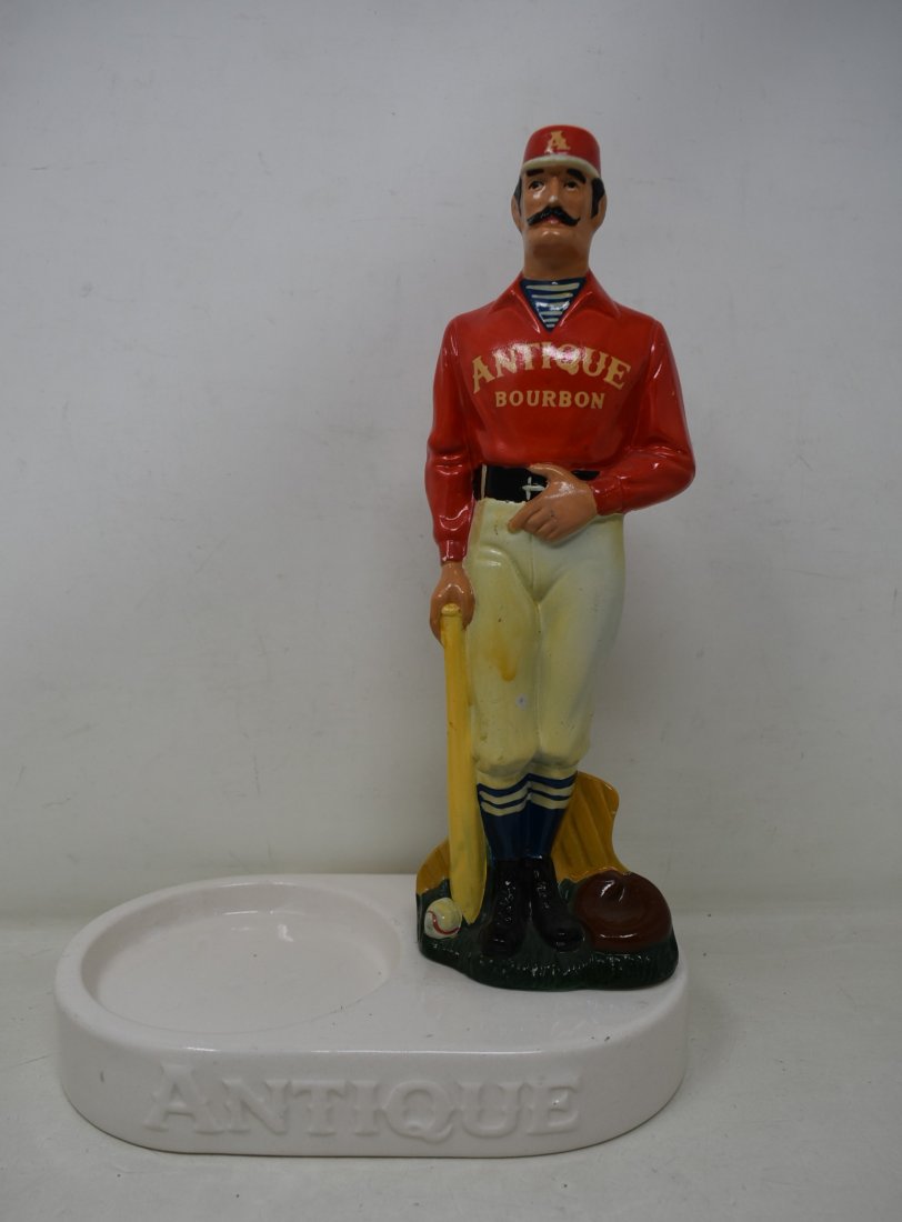 Vintage Antique Bourbon Whiskey Baseball Bottle Display (1 of 4)