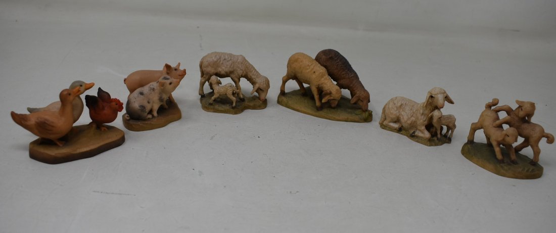 Lot of 6 Anri Small Carved Animal Figures (1 of 5)
