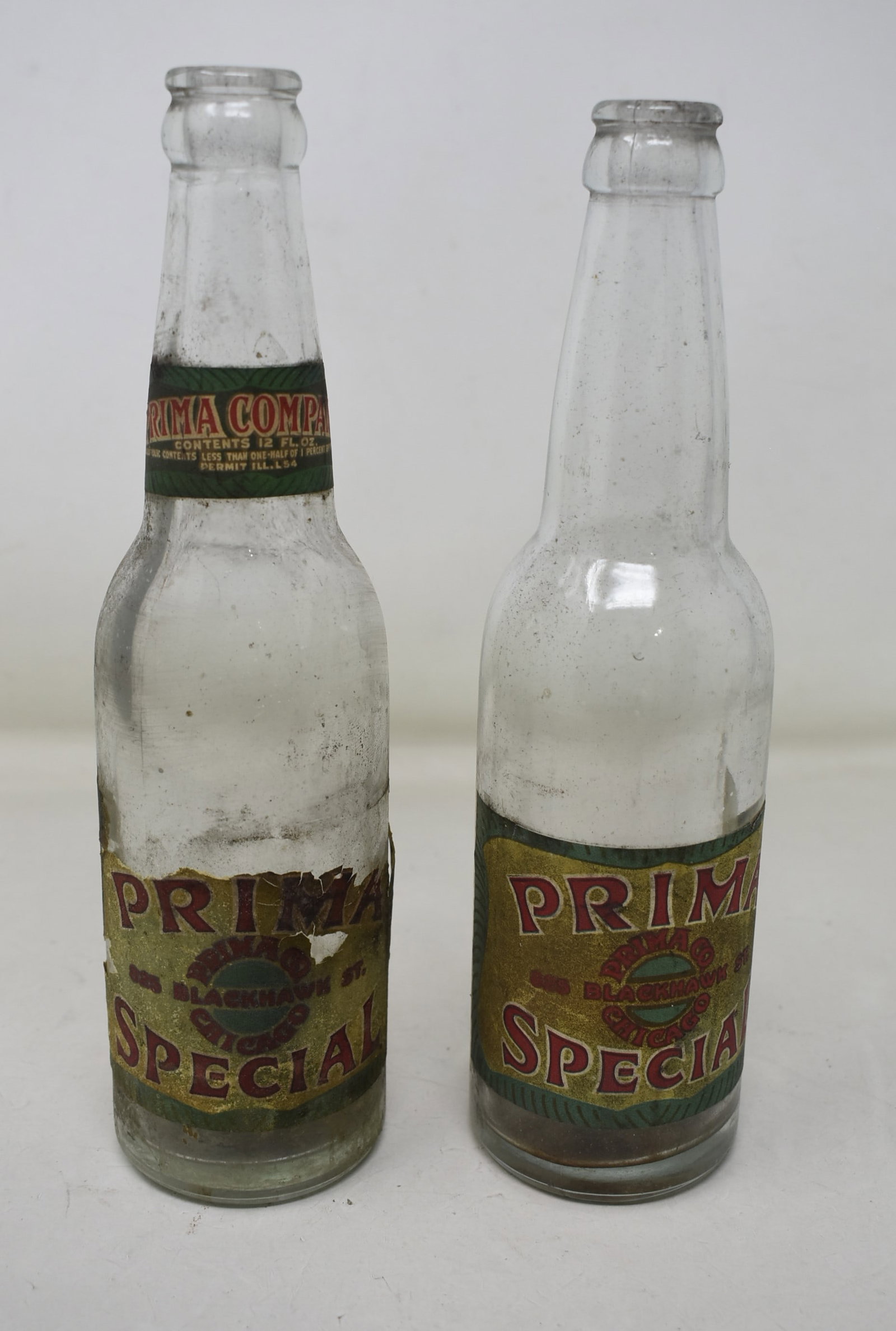 2 Prima Special Long Neck Beer Bottles (1 of 4)