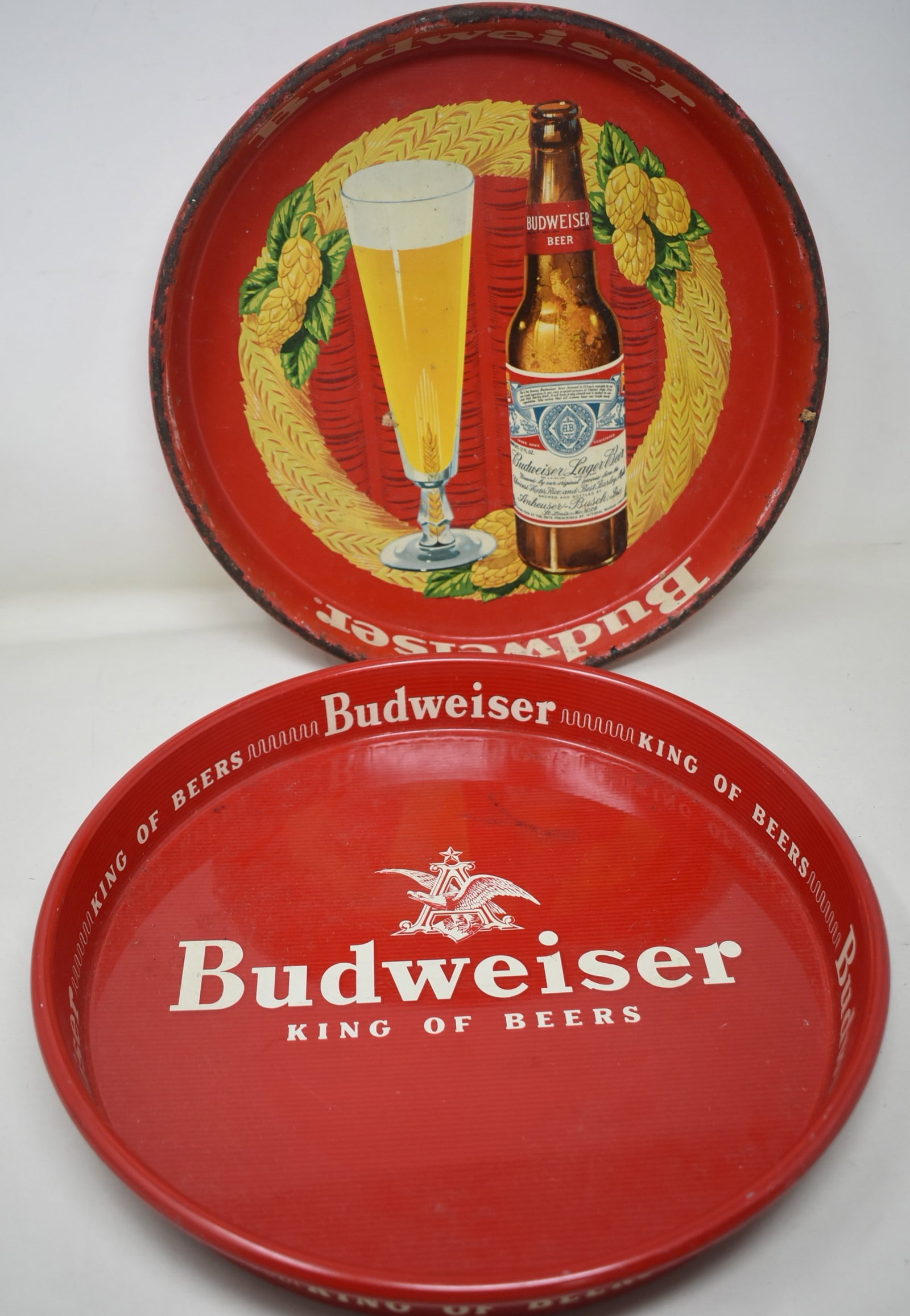 2 Budweiser Beer Trays 13" (1 of 4)