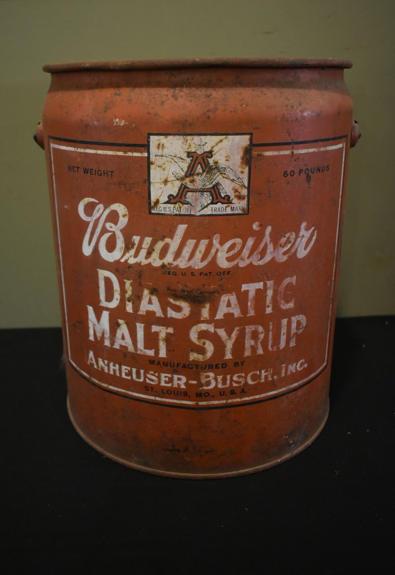 Early Budweiser Malt Syrup Can Anheuser-Busch (1 of 5)