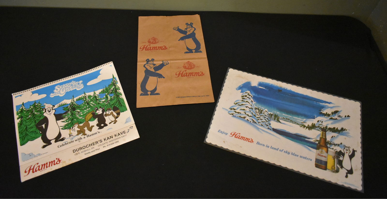 Group of Vintage Hamm's Beer Advertising Items (1 of 5)