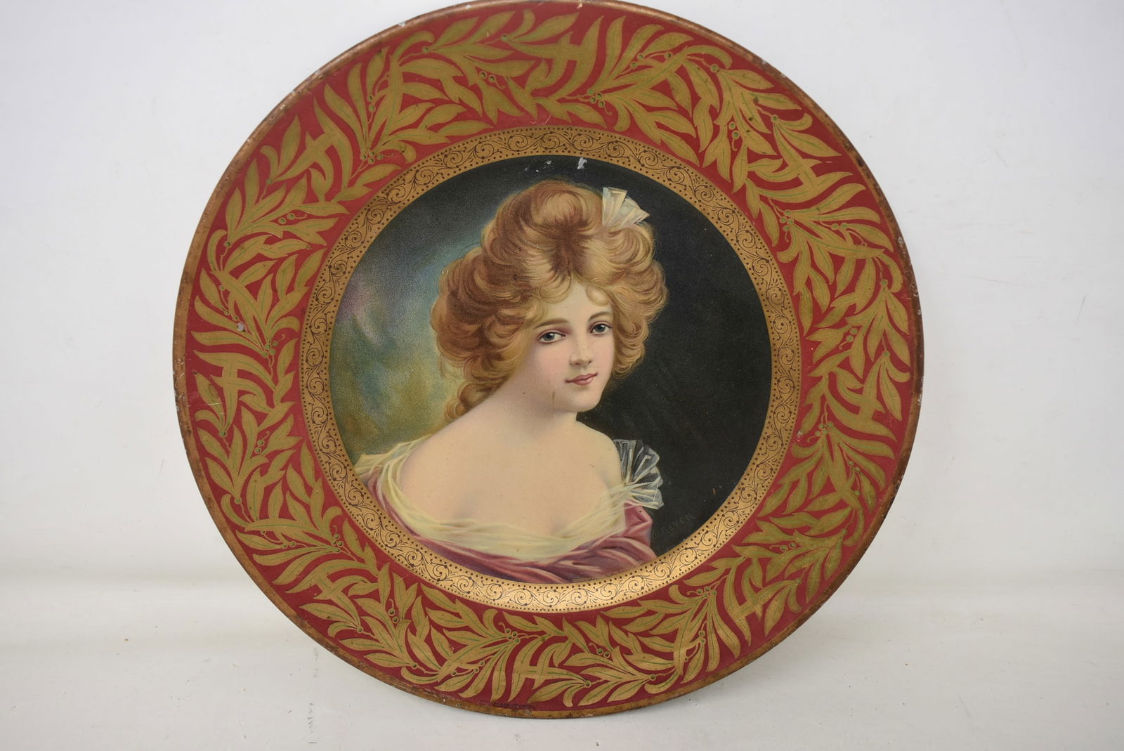 Vintage Metal Portrait Promo Beer Tray (1 of 2)