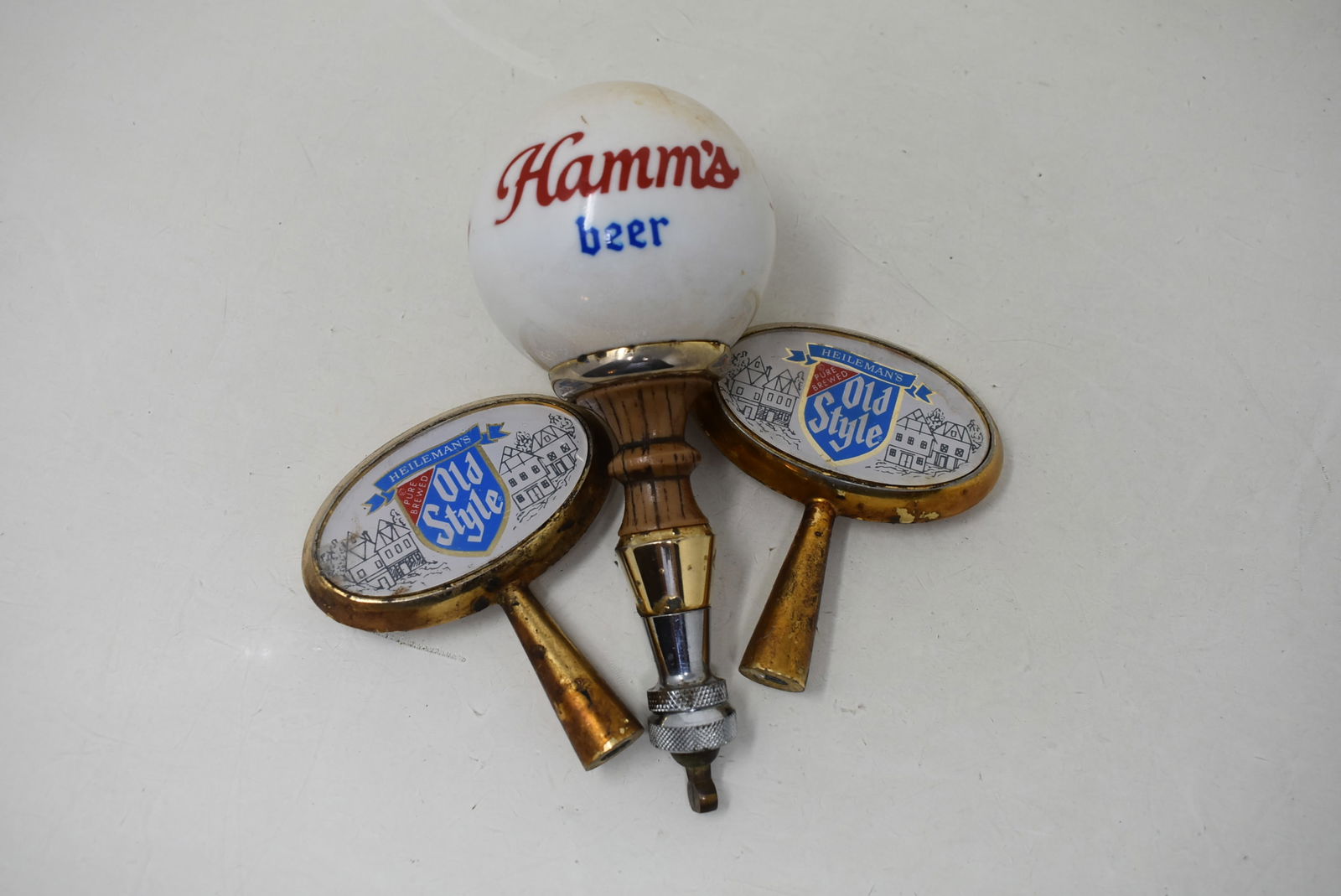 3 Vintage Beer Taps Old Style, Hamms (1 of 3)
