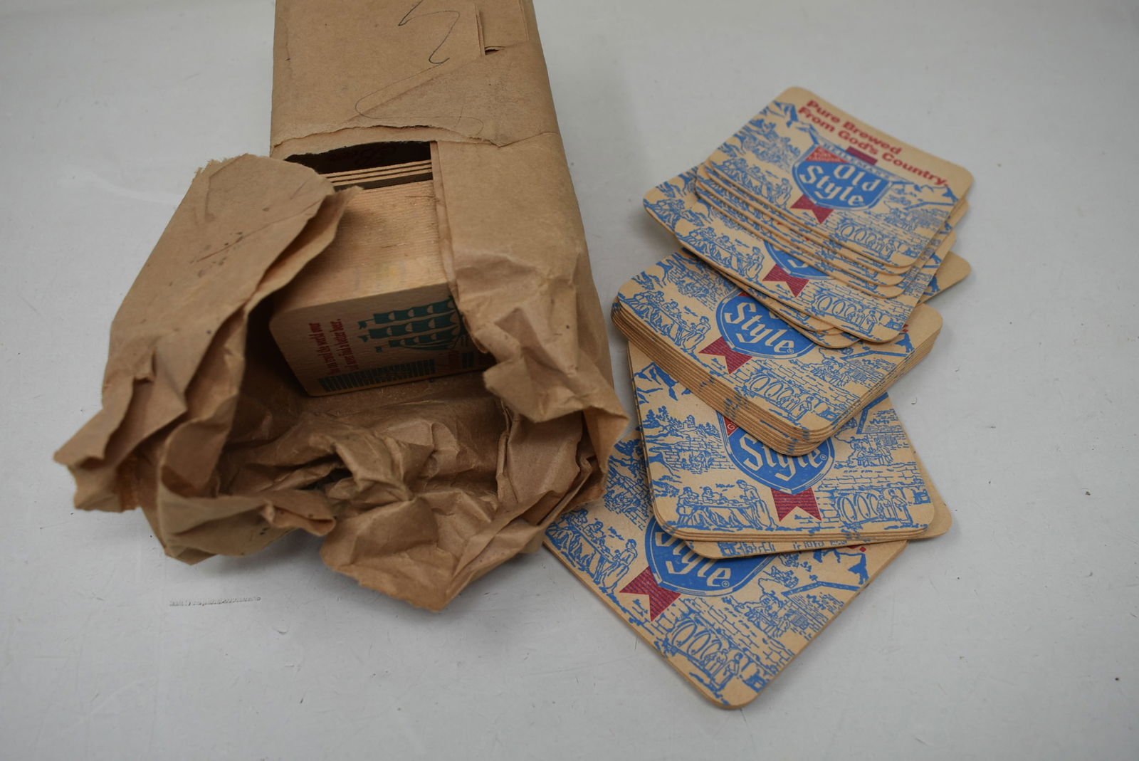 Large Group of Heileman's Old Style Special Export Beer Bar Coasters (1 of 2)