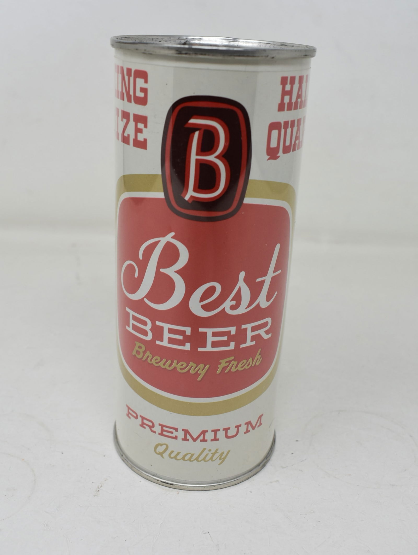 Best Beer 16 Ounce Half Quart Flat Top SS Beer Can Air Sealed USBC 225-3 RARE Never Upgrade (1 of 6)