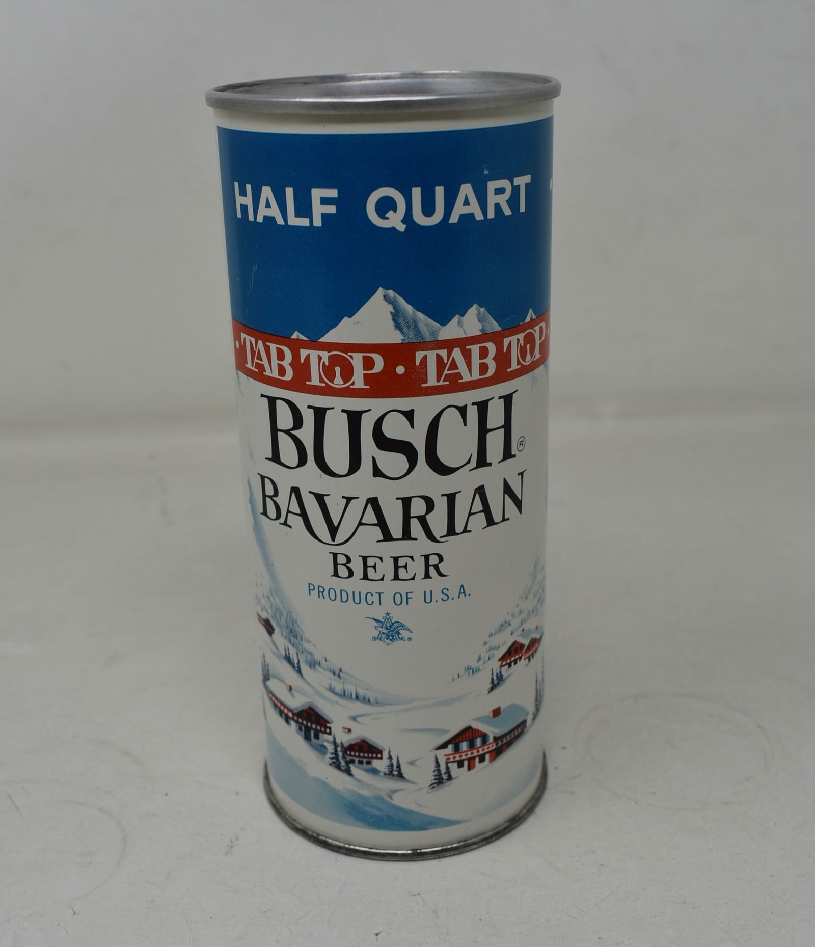 Busch Bavarian Beer 16 oz Half Quart SS U- Tab Tab Top Can Air Sealed 185-26 Tampa (1 of 6)