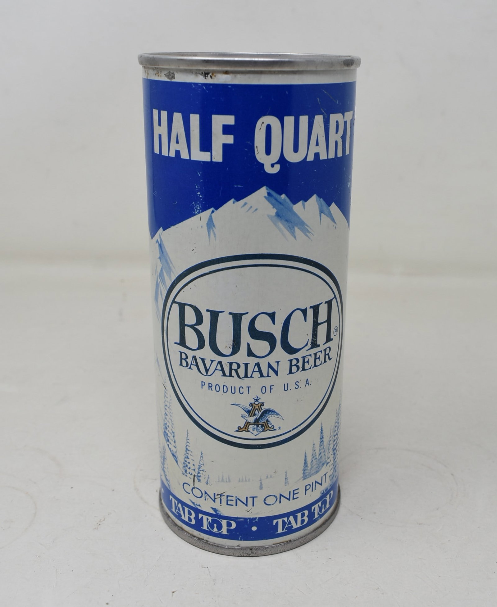 Busch Bavarian Beer 16 oz Half Quart SS Tab Top Can (1 of 5)