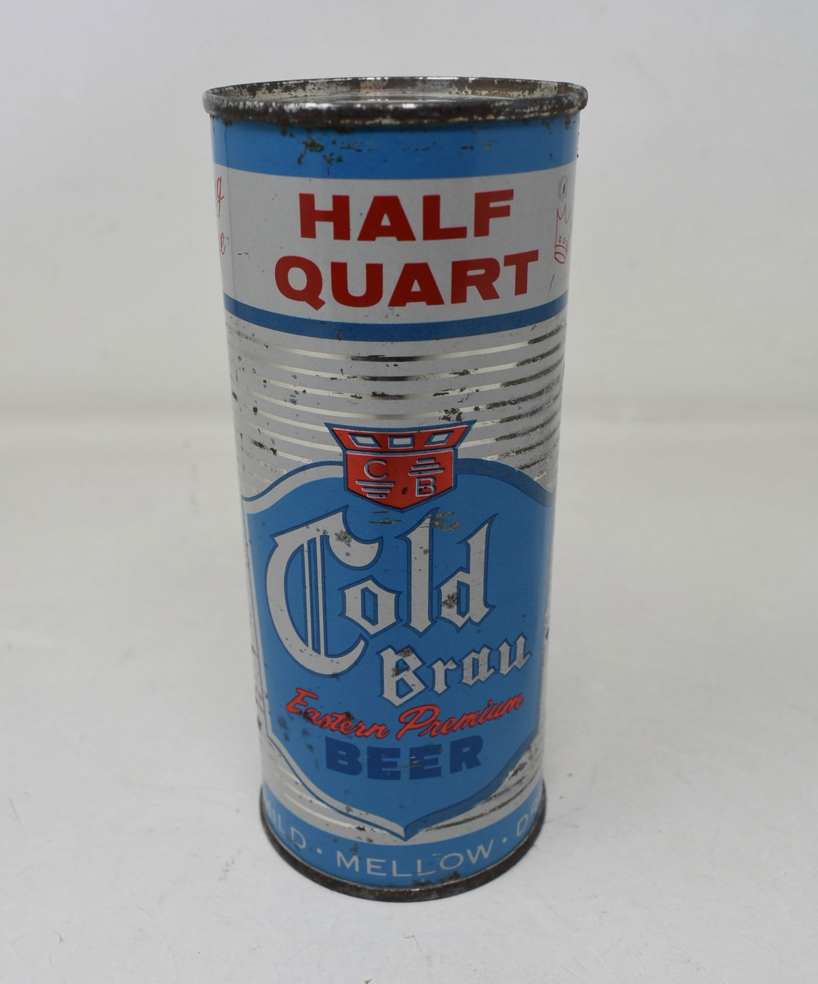 Cold Brau Beer Half Quart Flat Top SS Can (1 of 5)