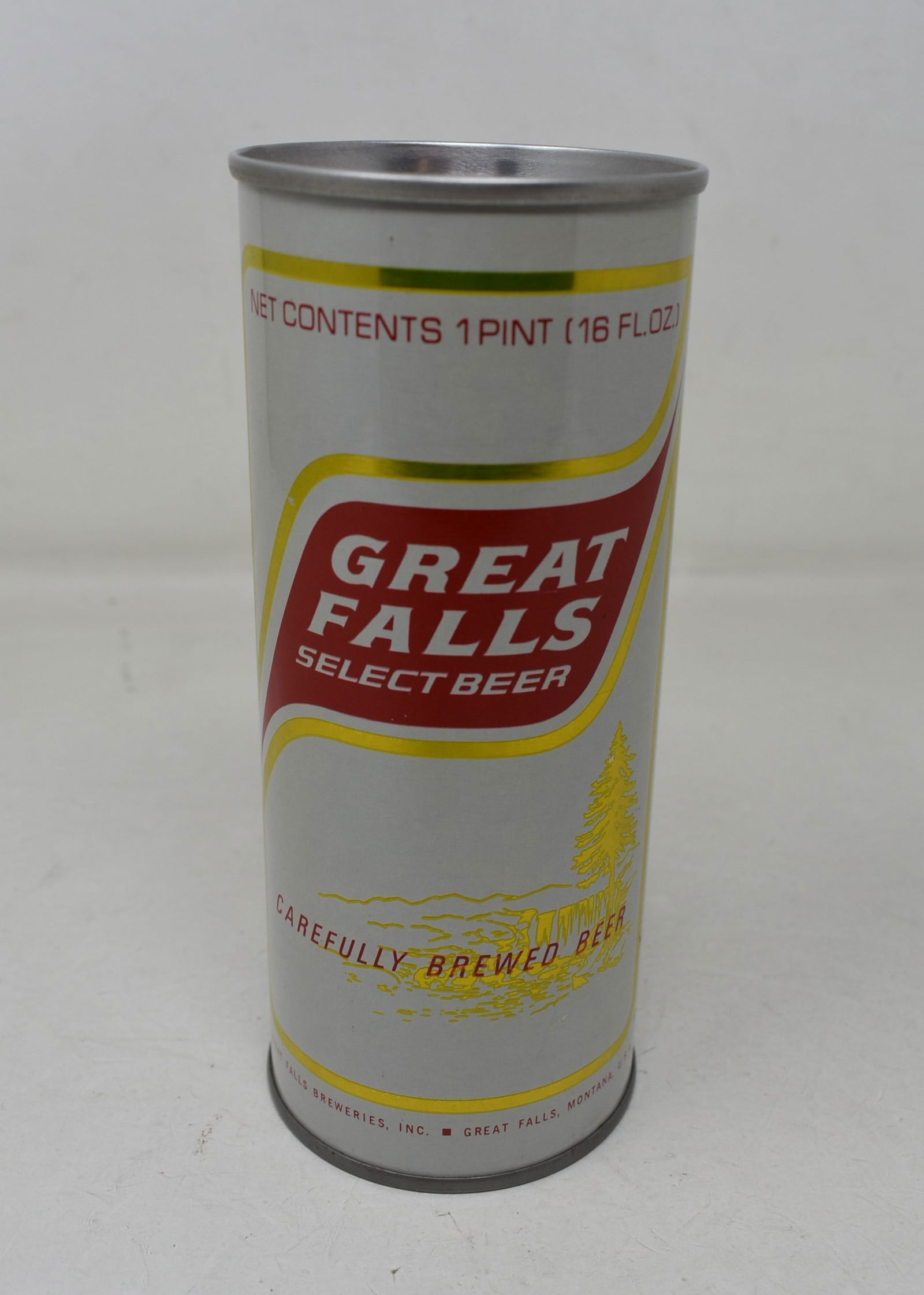Great Falls Select Beer 16 Ounce Half Quart SS Pull Tab Can USBC 151-30 Minty Never Upgrade (1 of 5)