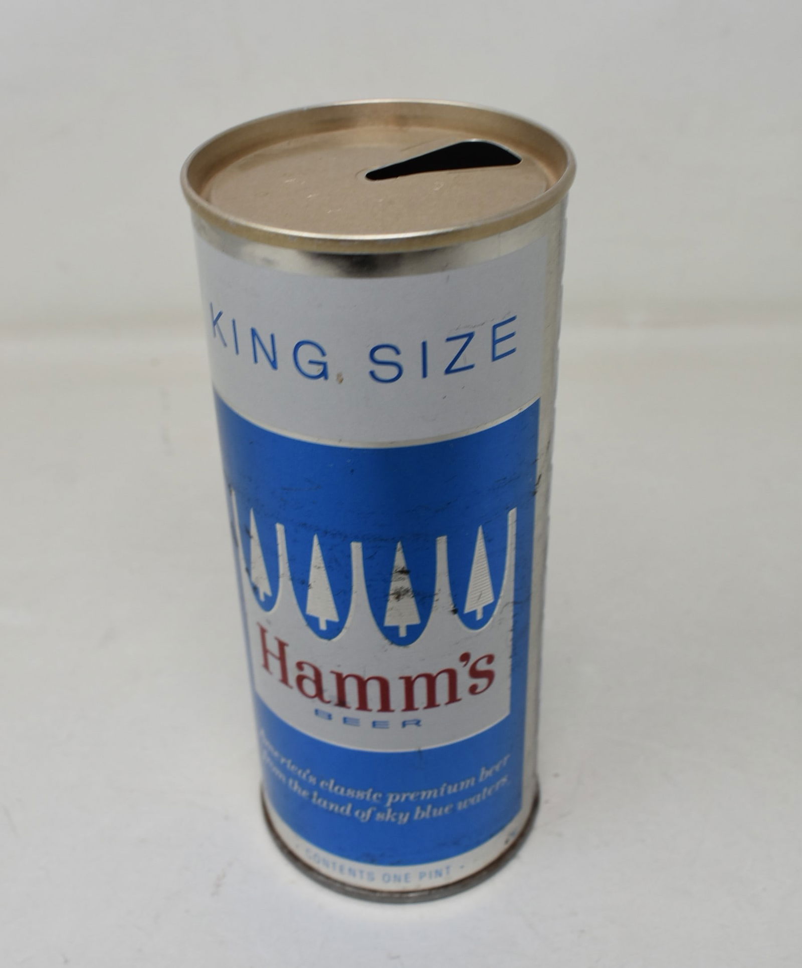 Hamm's Half Quart SS Pull Tab Beer Can (1 of 5)