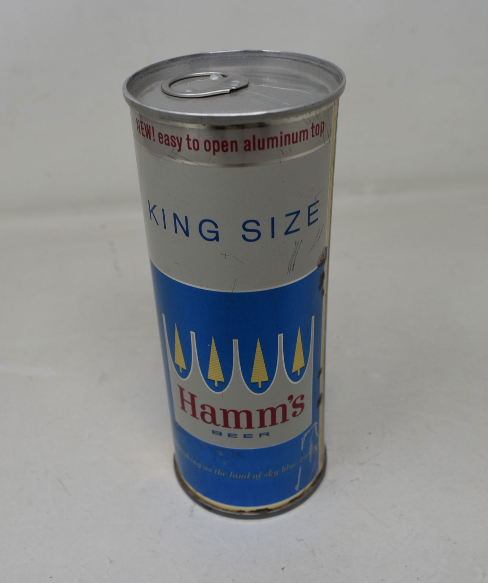 Hamm's Half Quart SS Pull Tab Beer Can Air-Sealed (1 of 5)