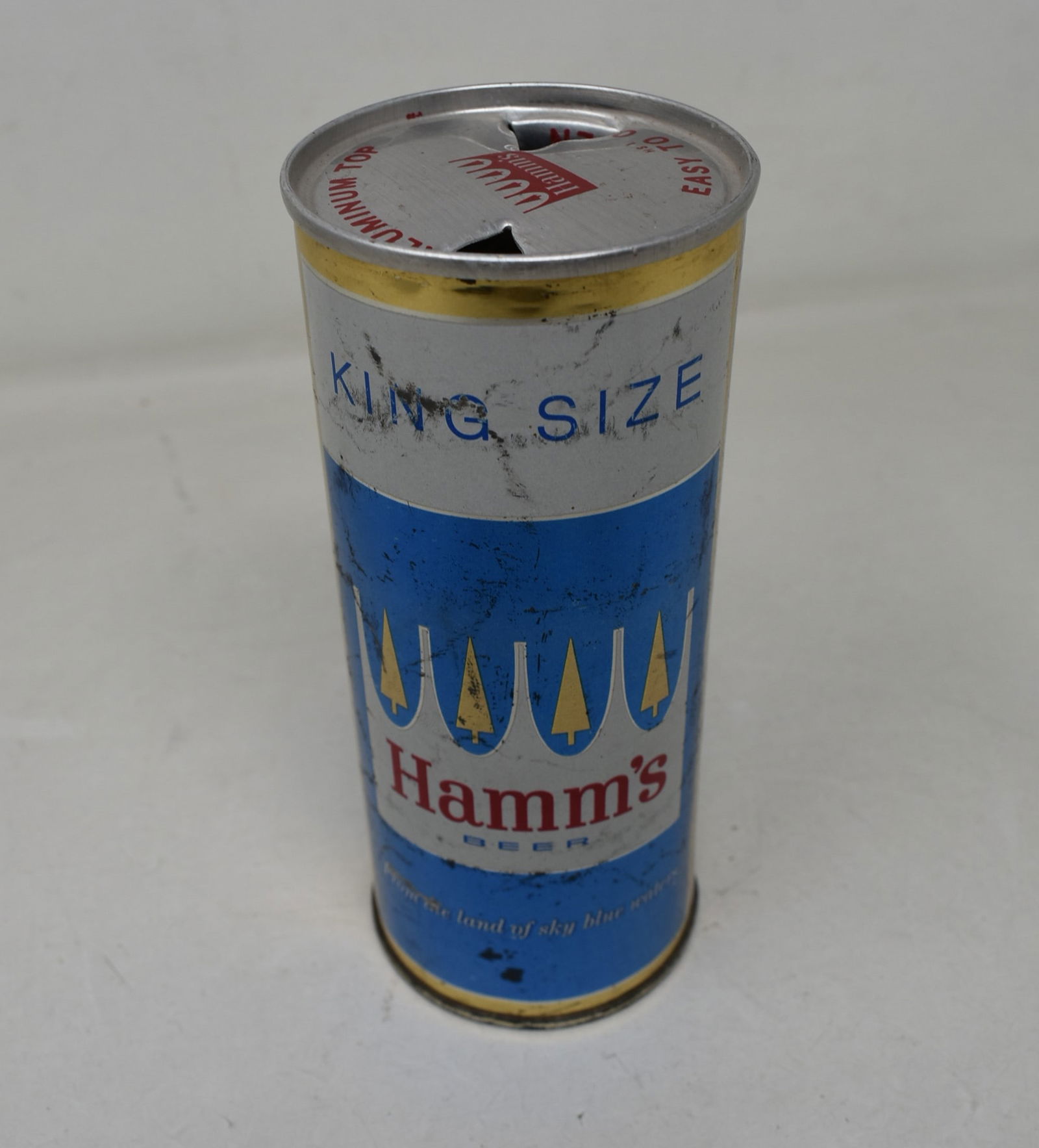 Hamm's Half Quart SS Flat Top Beer Can (1 of 5)