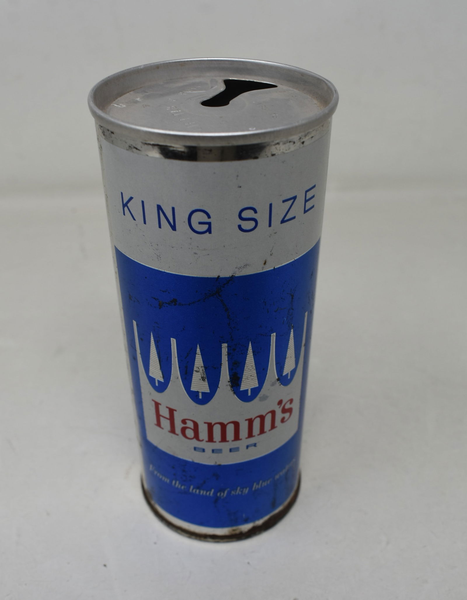Hamm's Half Quart SS Pull Tab Beer Can (1 of 5)