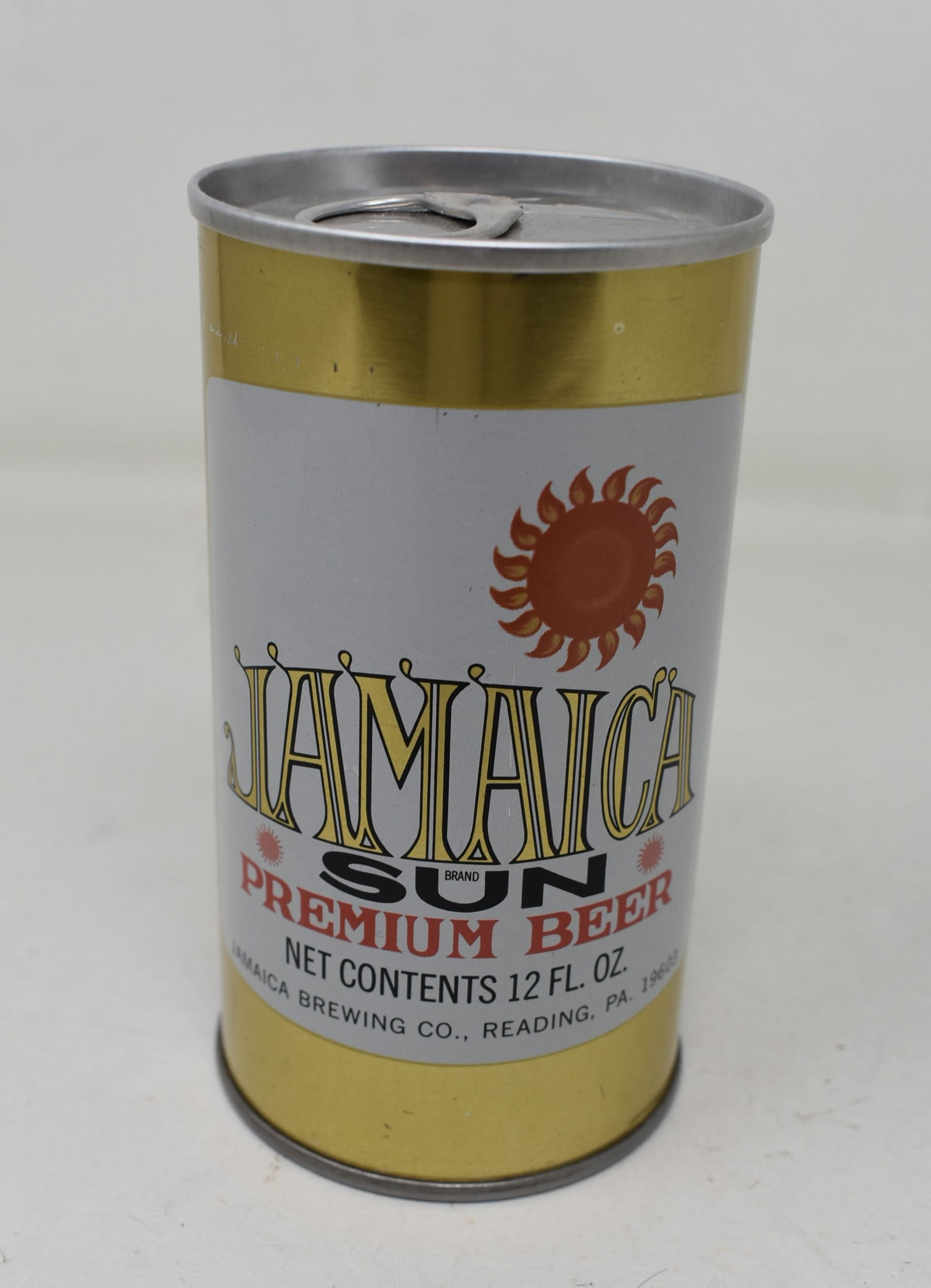 Jamaica Sun Straight Seam Pull Tab Beer Can Clean usbc 82-26 (1 of 5)