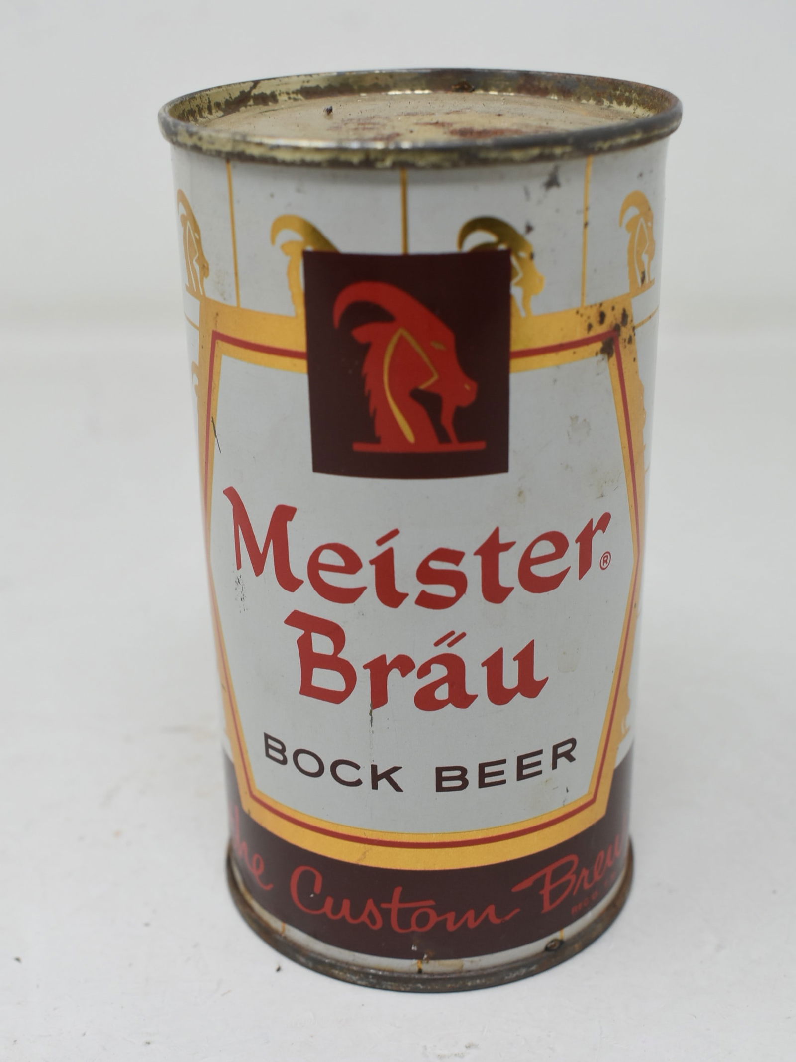 Meister Brau Bock Beer Straight Seam Flat Top Can Sealed (1 of 5)
