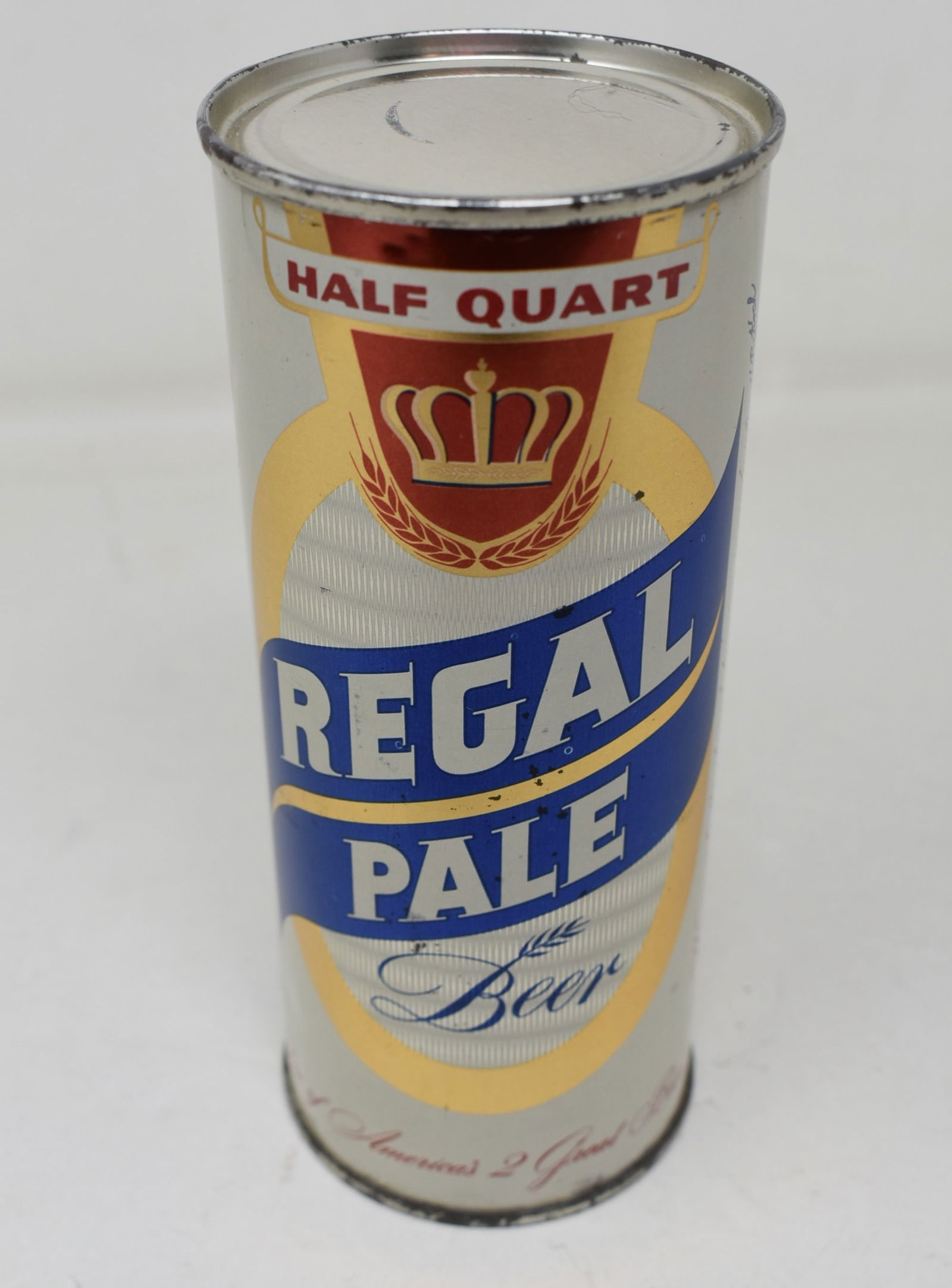 Regal Pale Beer Half Quart 16 ounce SS Flat Top Can USBC 234-19, (1 of 5)