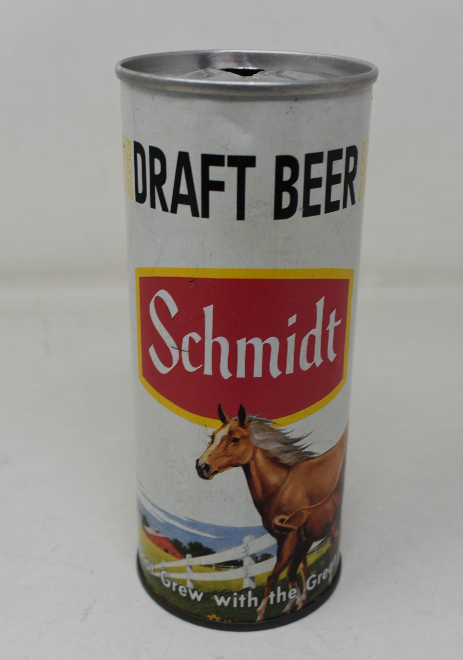 Schmidt Beer Half Quart SS Pull Tab Can Horses (1 of 5)