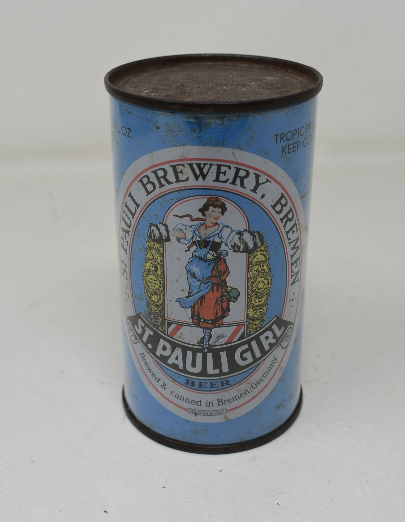 St. Pauli Girl Beer SS Flat Top Can (1 of 5)