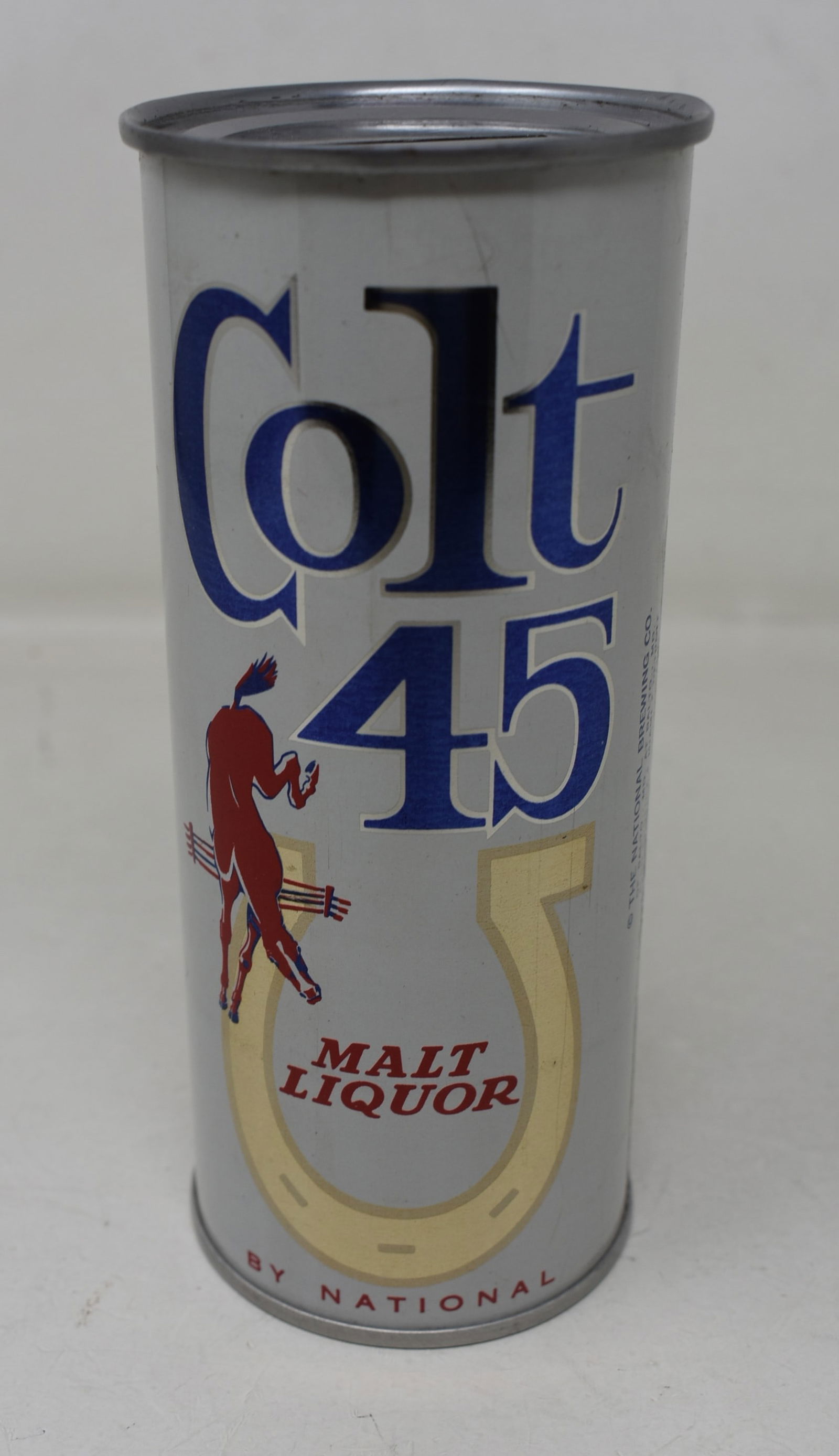 Colt 45 Malt Liquor Half Quart SS Flat Top Can Bank (1 of 5)