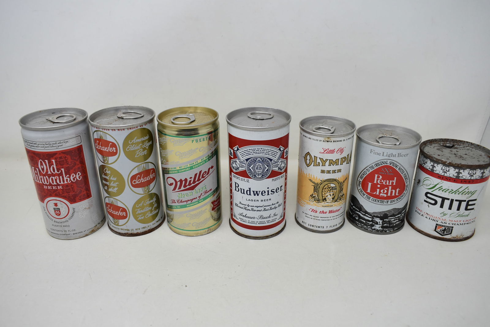 Lot of 7 Beer Cans (1 of 3)