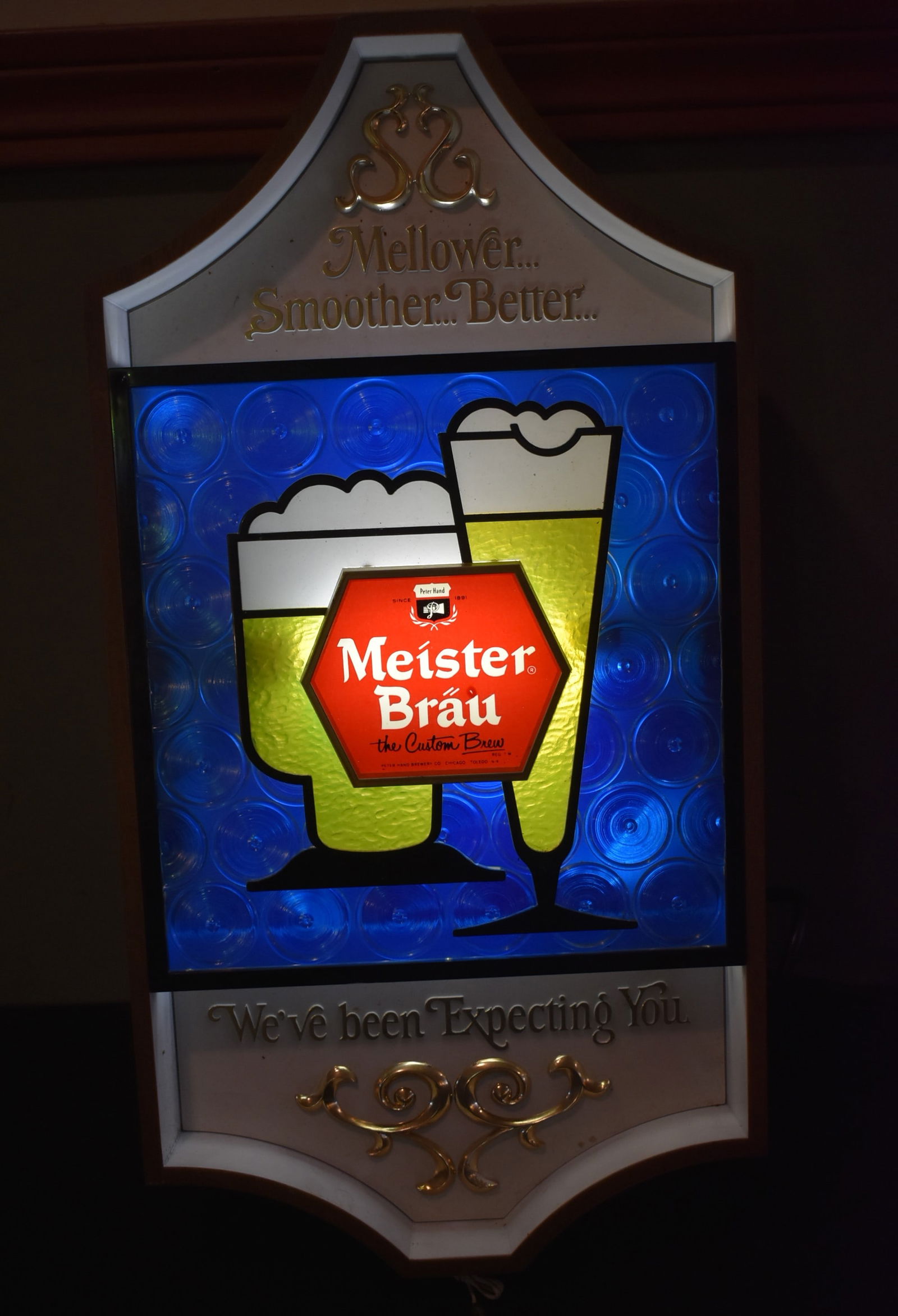 Vintage Meister Brau Beer Bar Light (1 of 5)