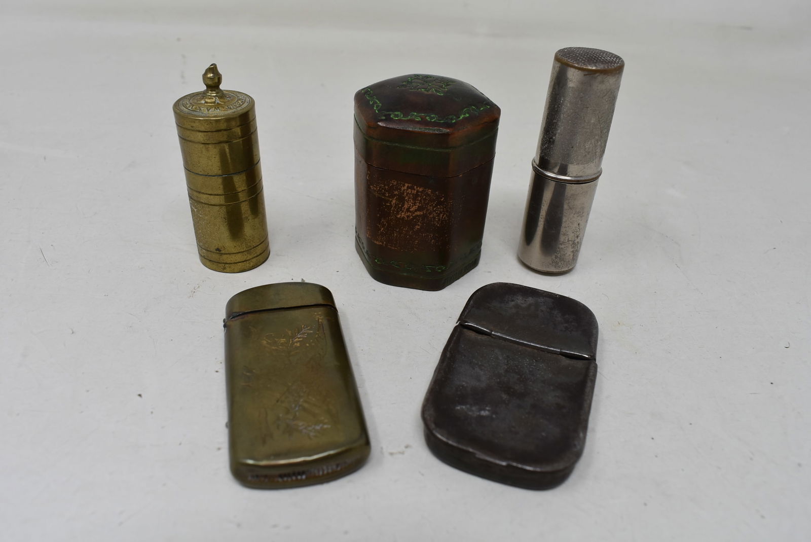 Lot of 5 Vintage Match Holders (1 of 2)