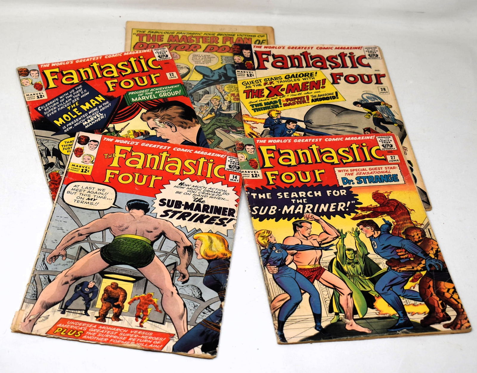 Fantastic Four Comic Book Lot 14 22 23(coverless) 27 28 (1 of 13)