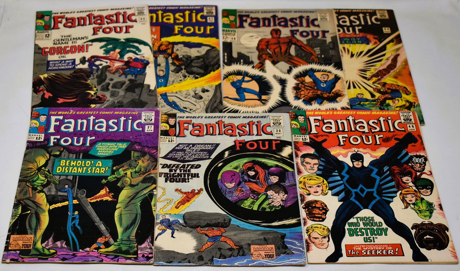 Fantastic Four Comic Book Lot 37 38 44 46 1st black Bolt 47 53 56 (1 of 20)
