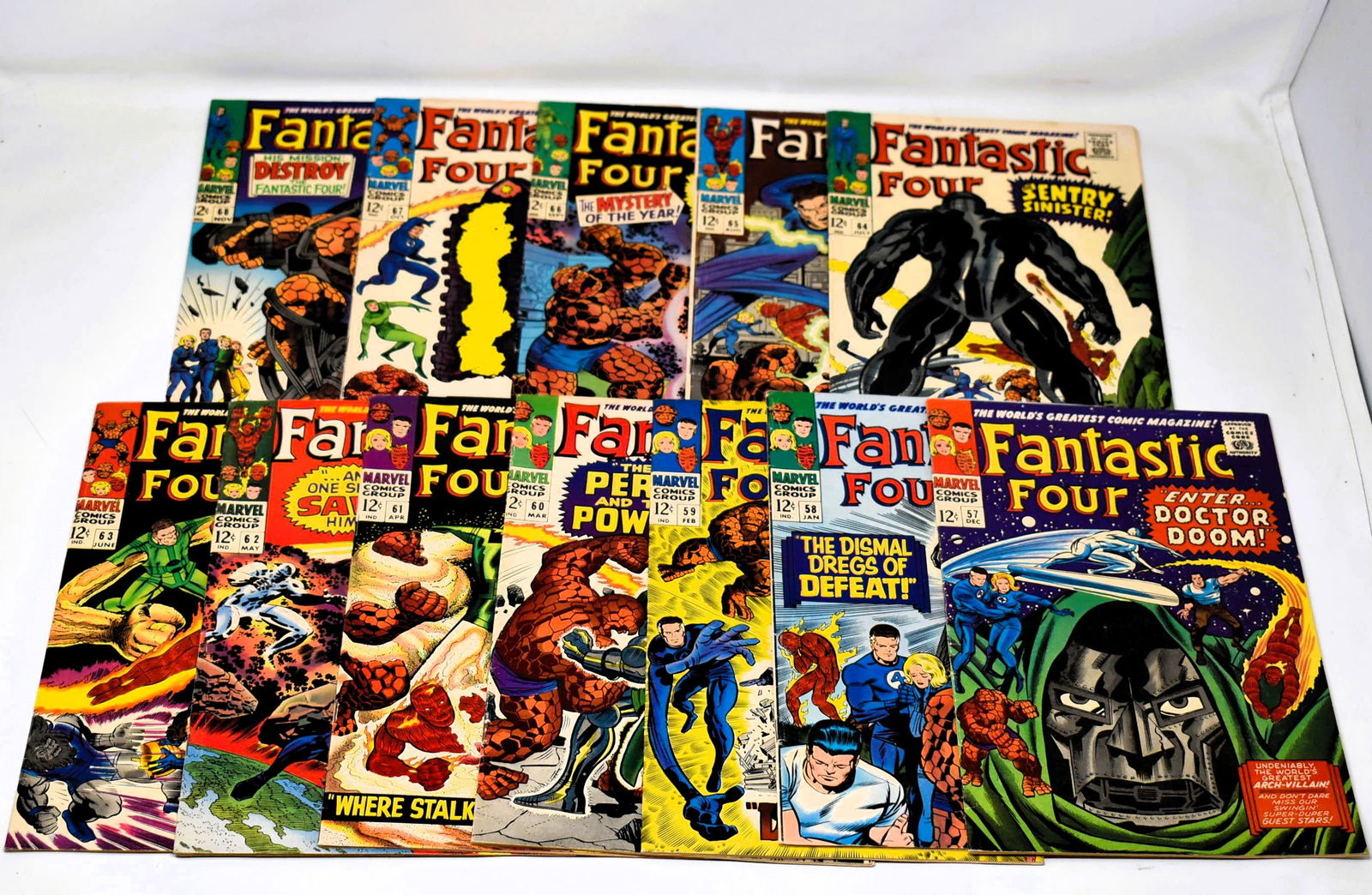 Fantastic Four Comic Book Lot of 12 issues #57-68 (1 of 19)