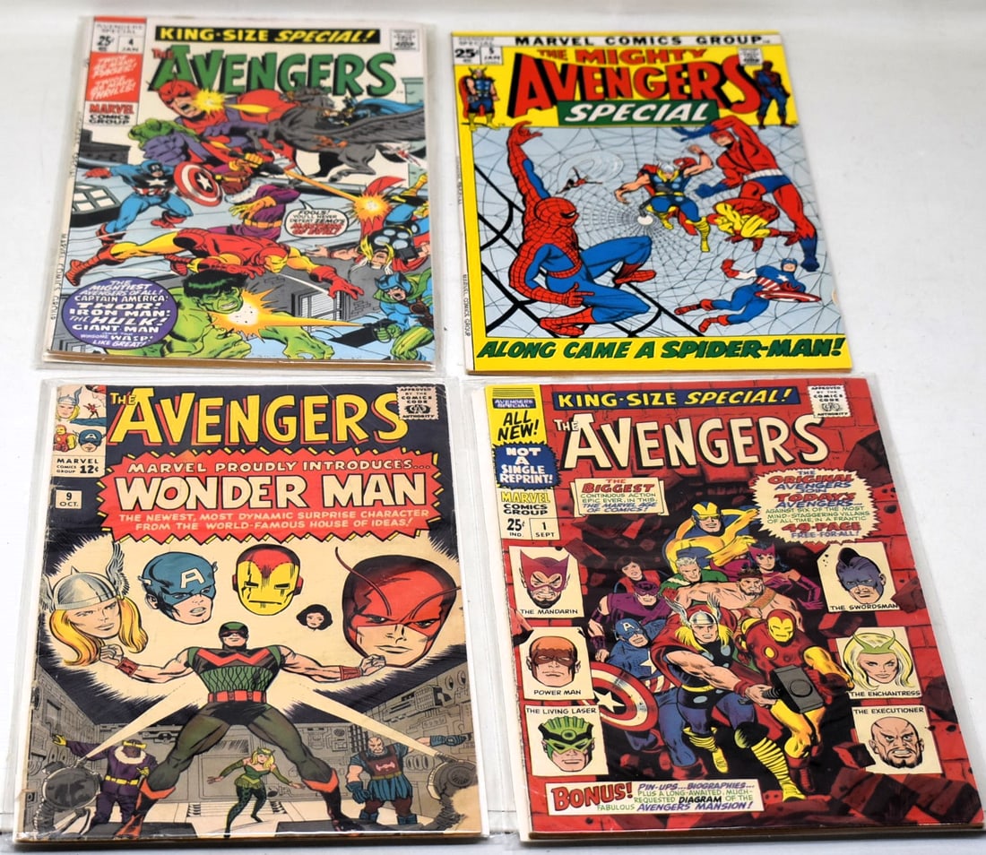Avengers Comic Book Lot of 4 - #9 & Annual 1 4 & 5 (1 of 10)
