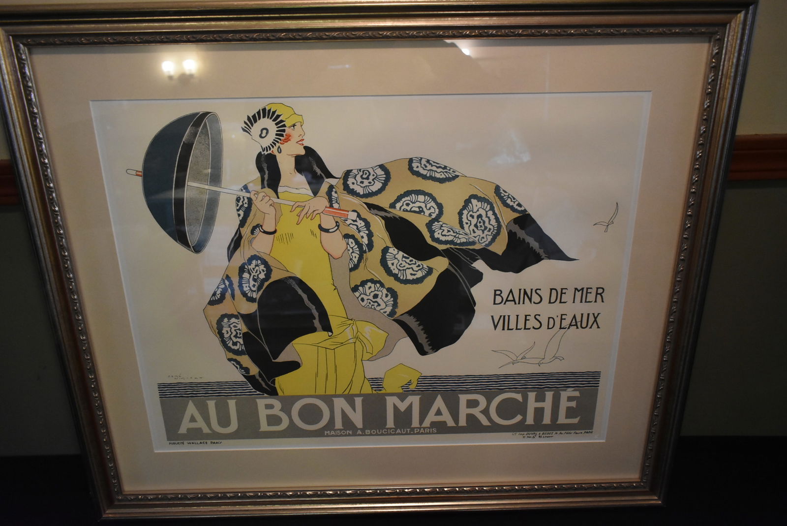 Au Bon Marche by Rene Vincent Lithograph (1 of 5)