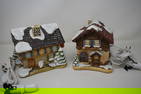 2 Hummel Christmas Village Houses