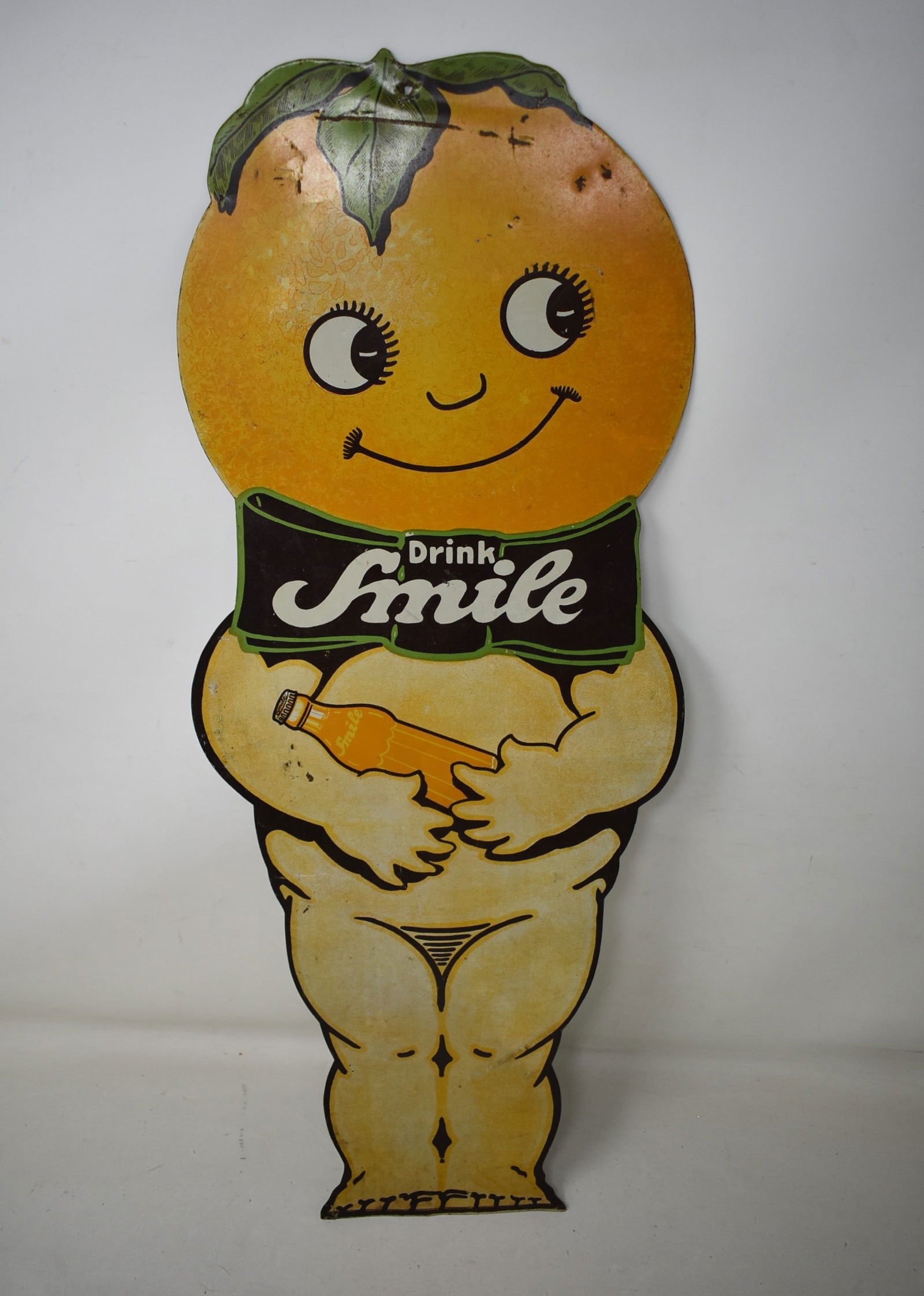 VERY RARE Smile Soda Tin Sign (1 of 6)