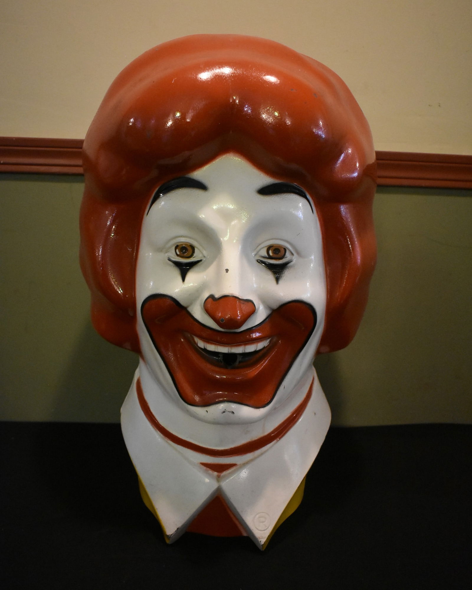 1977 Ronald McDonald Helium Tank Topper Clown Head (1 of 7)